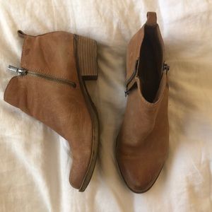 Lucky Brand Tan Booties